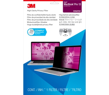 3M High Clarity Privacyfilter voor 13" Apple® MacBook Pro® (2016)
