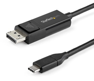 Startech.com USB-C naar DisplayPort 1.2 kabel bidirectioneel 1 m Zwart