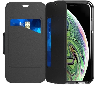 Tech21 Evo Wallet Case Black Apple iPhone XS Max  Zwart