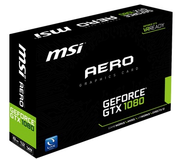 MSI GeForce GTX 1080 AERO 8G
