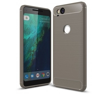 qMust Google Pixel 2 Rugged TPU Case - Grijs