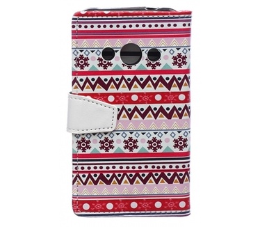 Kees Portemonnee Hoesje Samsung Galaxy Xcover 3 - Aztec Tribe