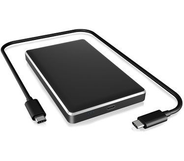 Icy Box IB-245-C31-B Zwart