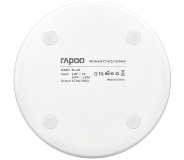 Rapoo XC100 (Galaxy S / S+ 10, 9, 8, 7 Galaxy Note / Note+ 10, 9, 8, 5 iPhone 11 Pro, 11, XS, X, XR / 8/ 8 Plus Huawei, All Qi-enabled phones, Other Qi-compatible devices)