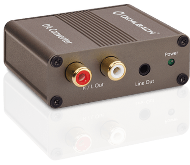 Oehlbach DA Converter Digitaal-analoogconverter, coaxiale en optische ingang voor digitaal signaal