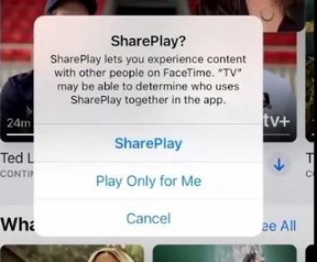 iOS 15 - Shareplay