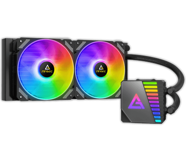 Antec SYMPHONY 240. Bedoeld voor: Processor, Geluidsniveau ventilatie (min): 20 dB, Geluidsniveau ventilatie (max): 35 dB. Soort: Intern, Radiator materiaal: Aluminium, Kleur van de verlichting: Multi. Ventilator diameter: 12 cm, Maten ventilator (b x d x