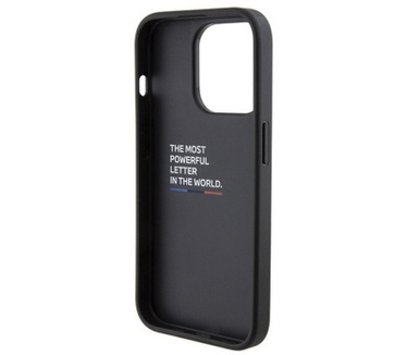 BMW M Carbon Grip Back Case - Apple iPhone 15 Pro (6.1") - Zwart Zwart