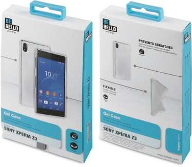 BeHello Sony Xperia Z3 Gel Case Transparent
