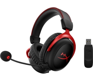 HP HyperX Cloud II Wireless (Rood, Zwart)