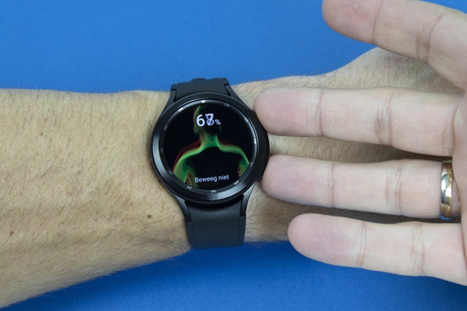 Samsung Galaxy Watch4 vetpercentage meten