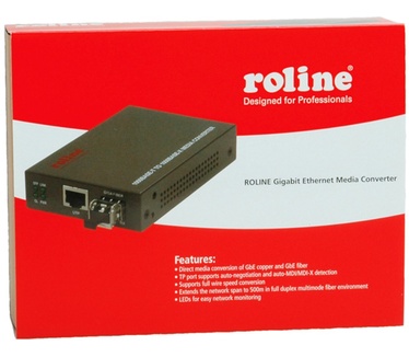 Roline Gigabit Converter, incl. GBIC, RJ-45-LC