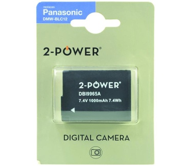 2-Power Digital Camera Battery 7.4v 1000mAh
