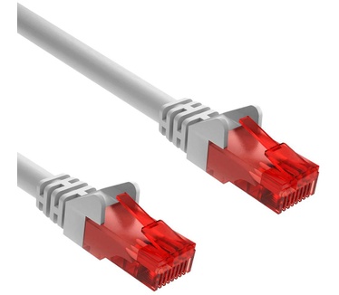 Allteq U/UTP CAT 6 kabel, CCA - AWG 24/7, 20 meter Grijs