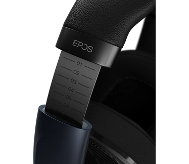 EPOS H6PRO Open Acoustic Gaming Headset (Zwart, Blauw)