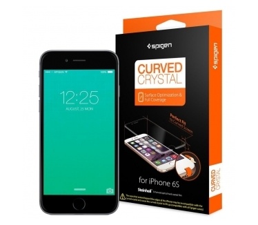 Spigen Curved Crystal Screenprotector Apple iPhone 6s - SGP11587