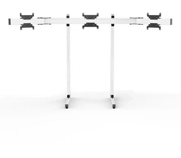 Apex Free Standing Triple Monitor Stand Vesa 75/200