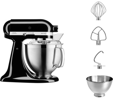 KitchenAid Artisan Premium 5KSM185PSEOB Onyx zwart