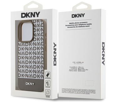 DKNY Repeat Bottom Stripe Back Case - iPhone 14 Pro (6.1") Bruin Bruin