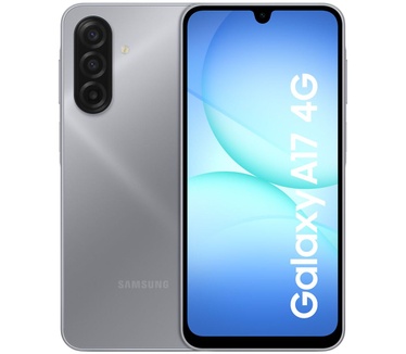 Samsung Galaxy A17 4G, 4GB ram, 128GB opslag Grijs