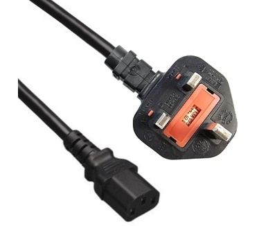 Eeconn Netsnoer, Engeland - C13, 3x 1.00mm