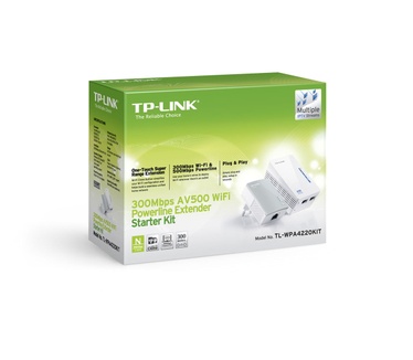 TP-Link 300 Mbps AV500 Wi-Fi Powerline extender Starter Kit
