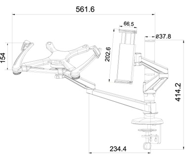 Newstar Flatscreen Desk Mount