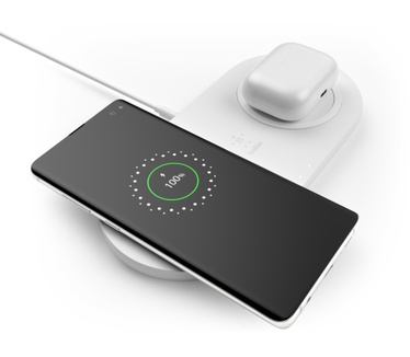 Belkin Boost Charge Draadloze Snellader Dual 10W Wit