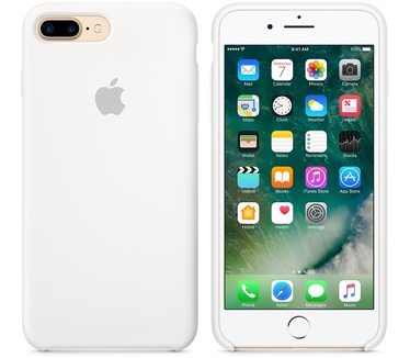 Apple iPhone 7 plus Siliconenhoesje  Wit