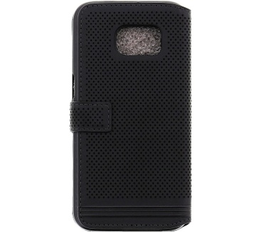 BMW M Adrenaline Perforated Leather voor Galaxy S7 (SM-G930) - Zwart Zwart