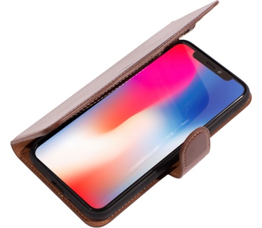Mobiparts Excellent Wallet Case 2.0 Apple iPhone X, iPhone XS Oaked Cognac