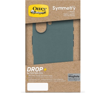 Otterbox Symmetry Series Cactus Leather voor MagSafe voor iPhone 16, Juniper Sprig