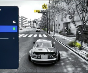 Philips OLED811 - gamebarmenu