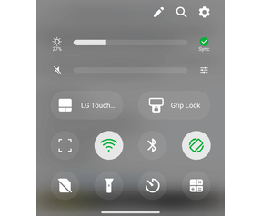 LG Wing software