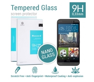 Nillkin Screenprotector Tempered Glass HTC One M9 - 9H Nano