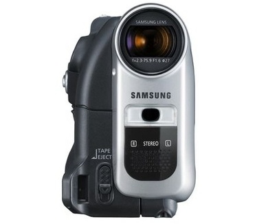 Samsung VP-D361 (0.8MP, 33x zoom, 35-1165mm, f/1.6, miniDV)