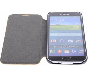 Guess Folio Book Case for Samsung Galaxy S5 - Tessi - Cognac  Bruin