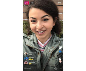 Instagram live-video's
