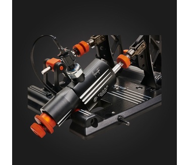 Asetek SimSports Invicta Sim Racing Pedals, Brake/Throttle Aluminium, Antraciet, RGB, Zwart