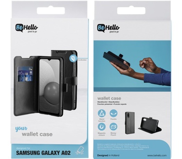 BeHello BEHWAL00286 (Galaxy A02) Zwart