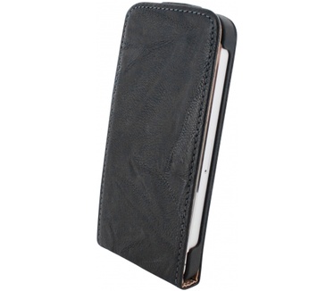 Mobiparts Mobiparts Vintage Flip Case Apple iPhone 5/5S Black