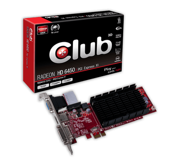 Club3D Club 3D Radeon HD 6450 1Gb PCI Express x1 Noiseless