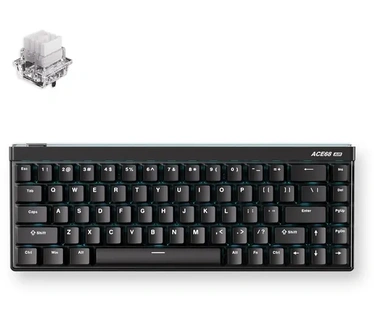 MCHOSE Ace 68 Air Hall Effect Magnetic Switch Gaming Keyboard Aurora Black