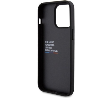 BMW M Blue Line Back Case Apple iPhone 15 Pro Max (6.7") - Zwart Zwart