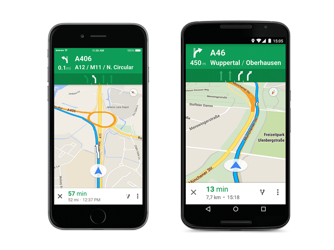 Google Lane Guidance