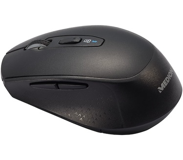 Medion LIFE P81010 Draadloze muis | Bluetooth | 2,4 GHz-bediening | Optische muissensor | 6 knoppen en scrollwiel | DPI-schakelaar | Ergonomisch