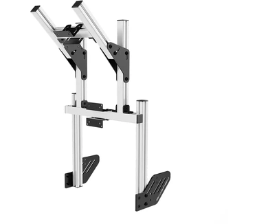 SIMGASM Core Integrated double monitor stand vesa 75/100 - Wit