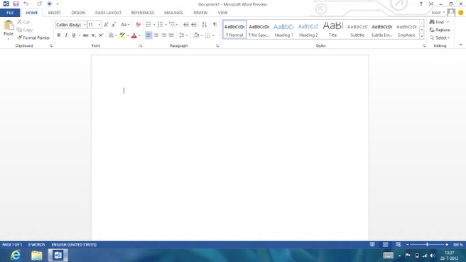 Microsoft Word 2013