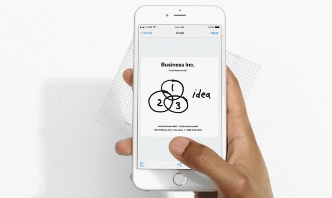 Dropbox documenten scannen