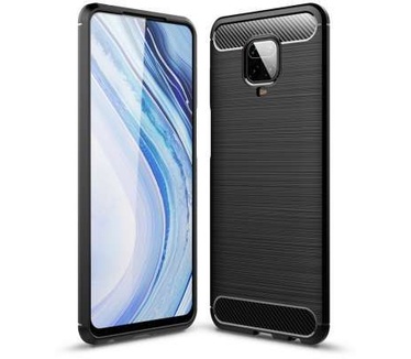 qMust Xiaomi Redmi Note 9 Pro Rugged TPU Case - Zwart